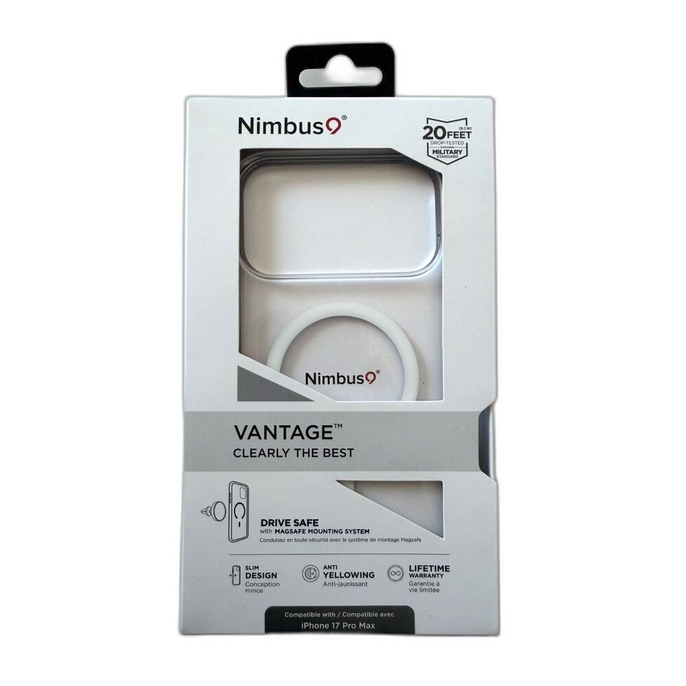 Brand New in Packaging Nimbus Vantage Clear Case - Apple Iphone 17 Pro Max